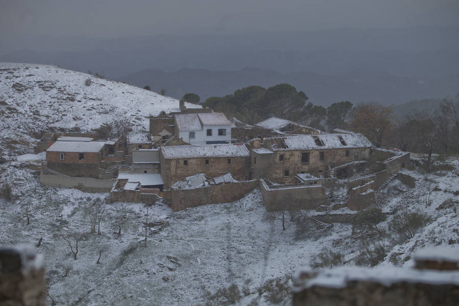 La nieve llega a los Montes de Málaga