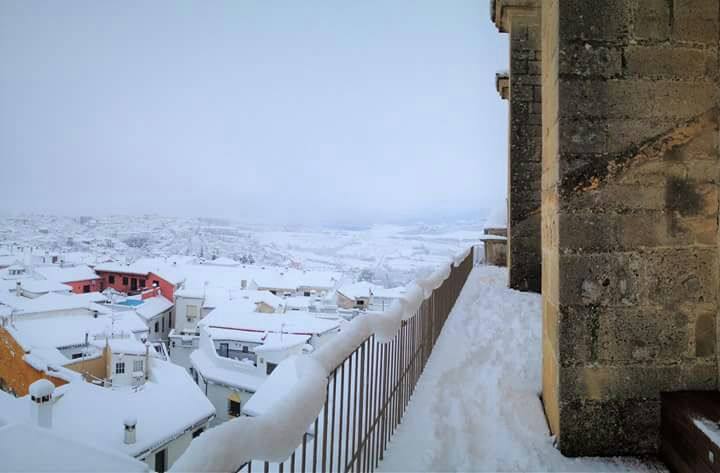 Histórica nevada en Ronda