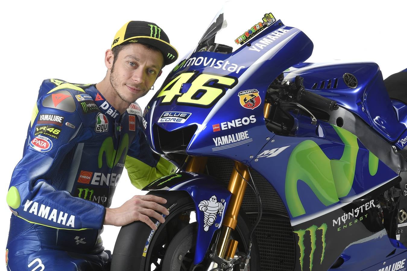 La nueva Yamaha de Rossi y Viñales