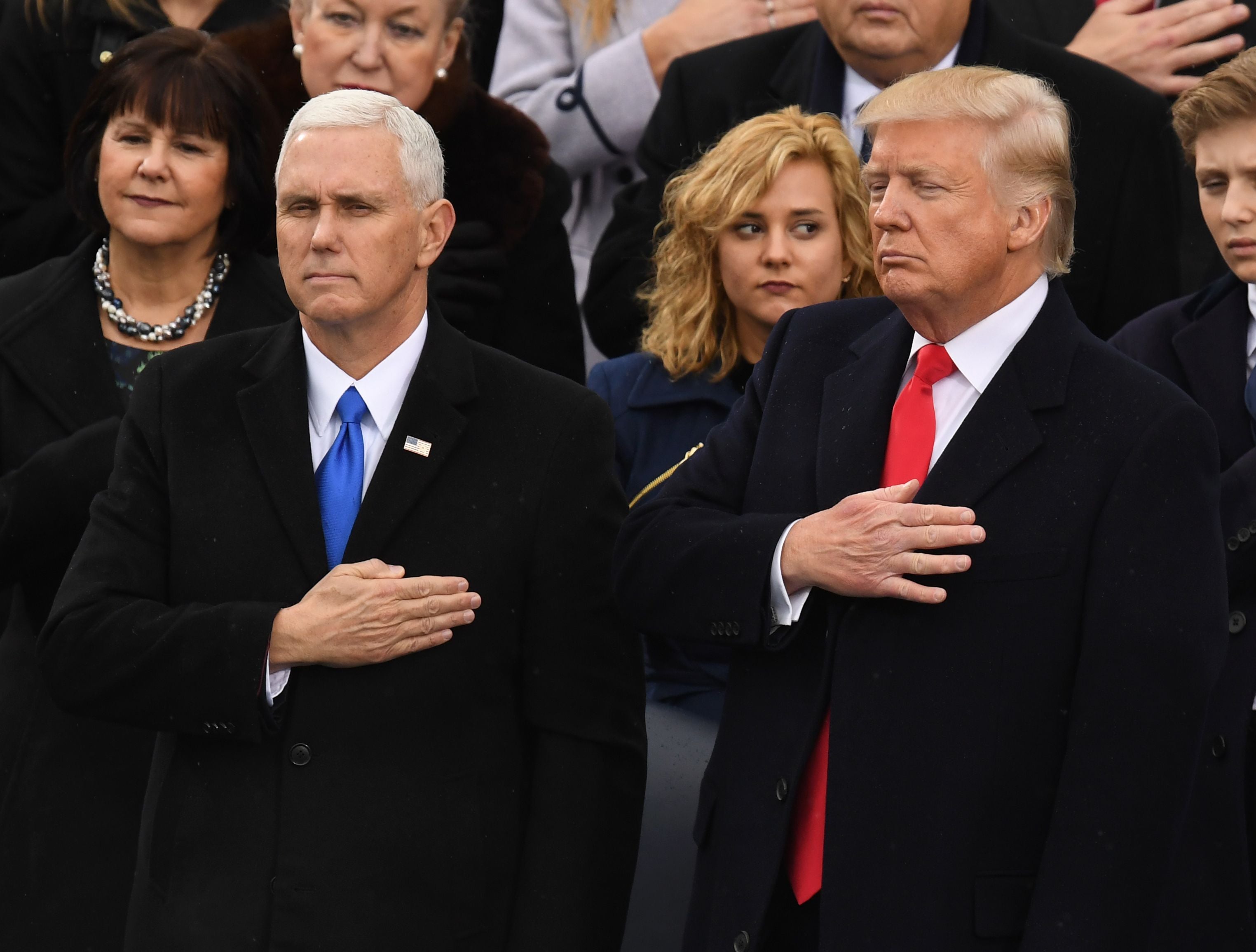 Donald Trump y su vicepresidente, Mike Pence