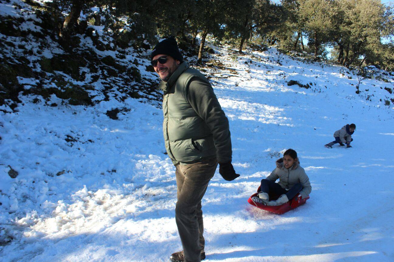 Malagueños en la Sierra de las Nieves