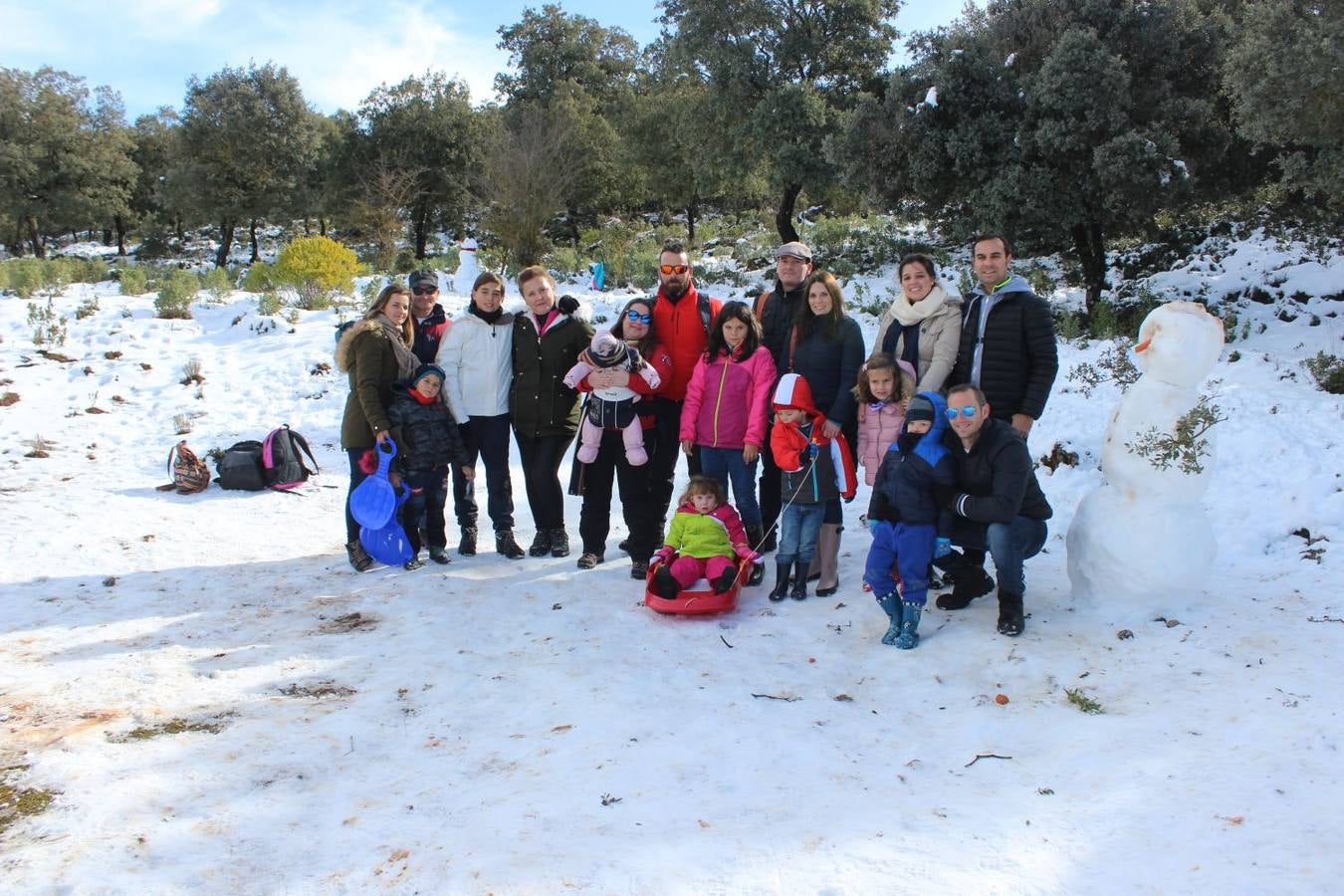 Las mejores imágenes de la nieve este sábado en Ronda