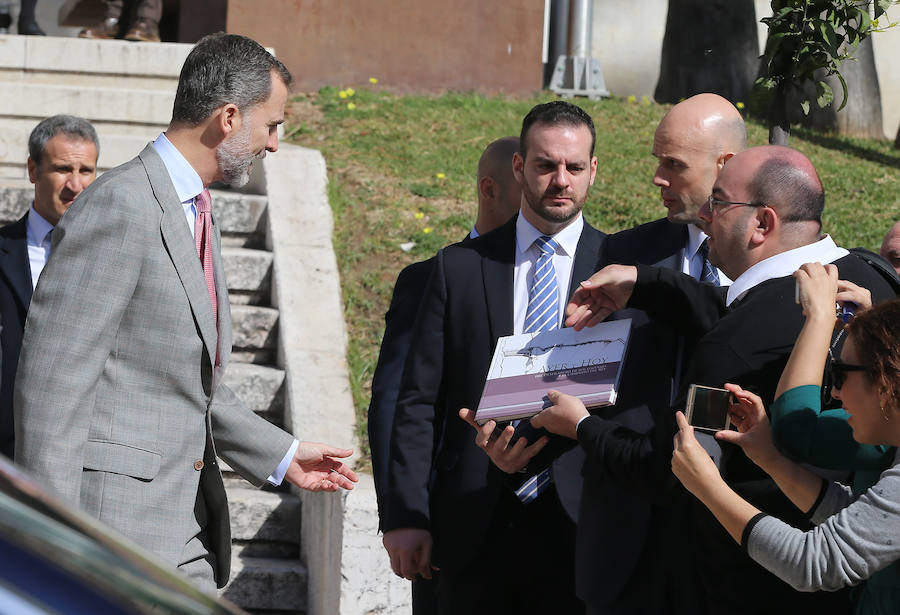 El Rey visita el Museo de Málaga