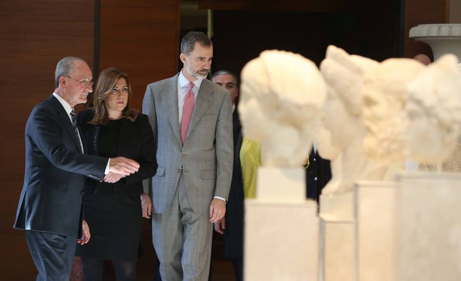 El Rey visita el Museo de Málaga