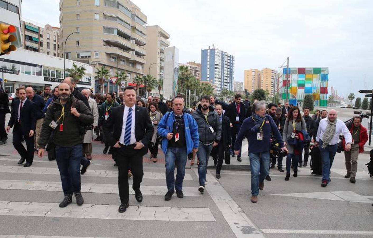 Las mejores imágenes de la cumbre hispano-francesa en Málaga (II)