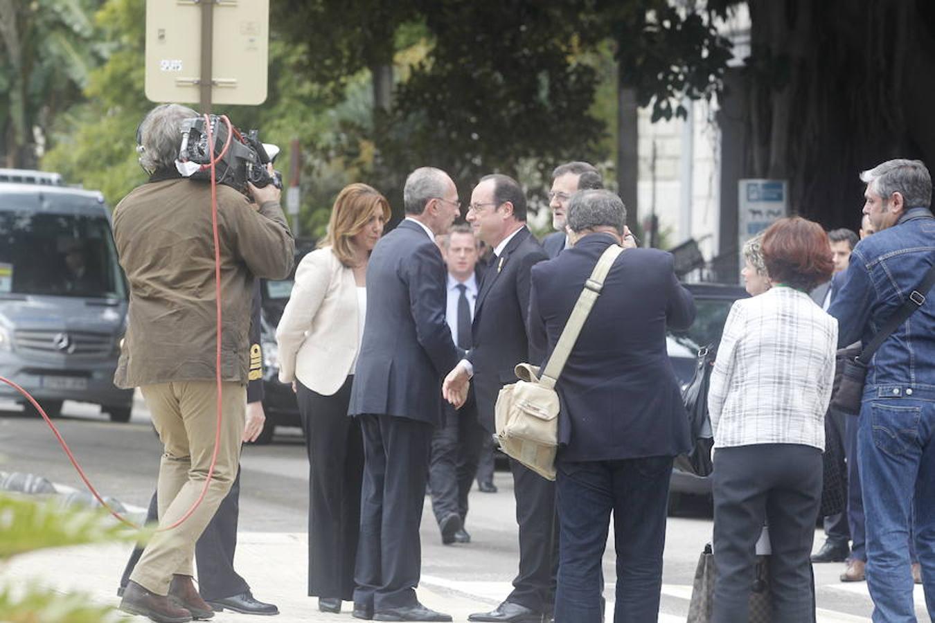 Las mejores imágenes de la cumbre hispano-francesa en Málaga (I)