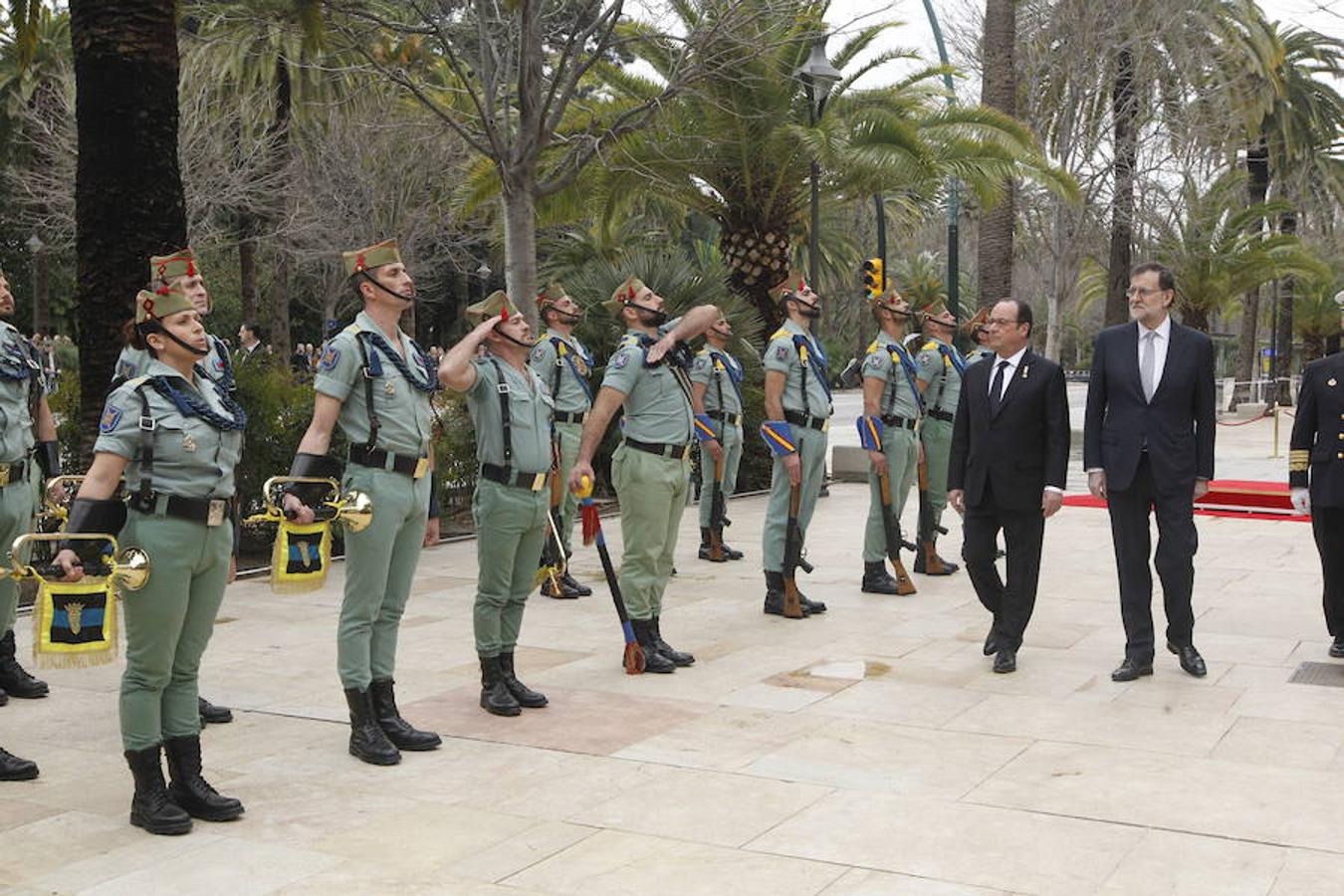 Las mejores imágenes de la cumbre hispano-francesa en Málaga (I)