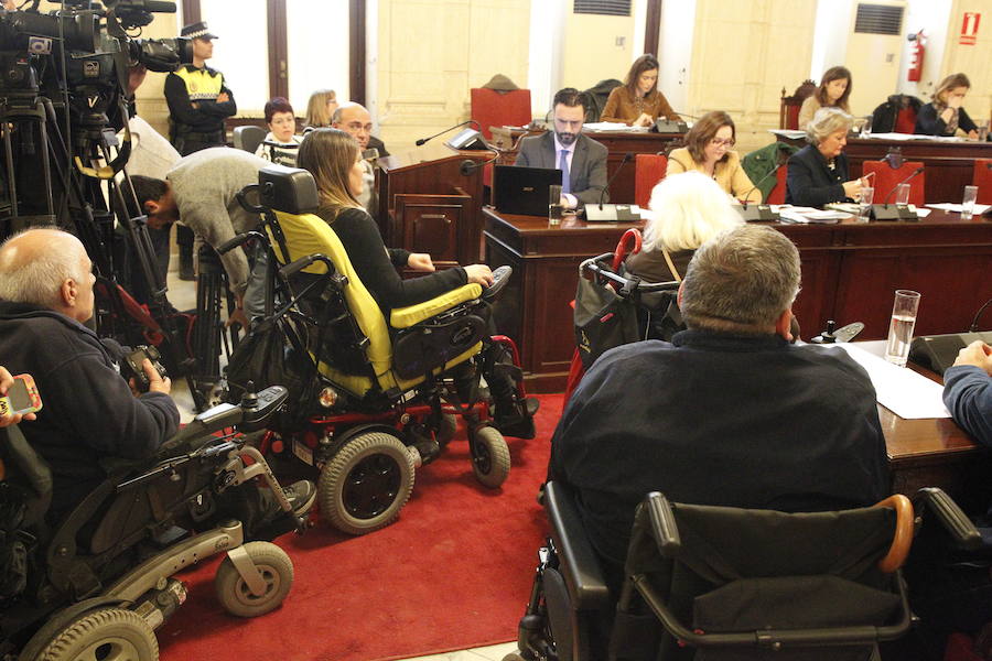 El pleno del Ayuntamiento de Málaga, en imágenes