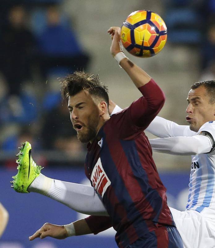 El Eibar-Málaga, en fotos