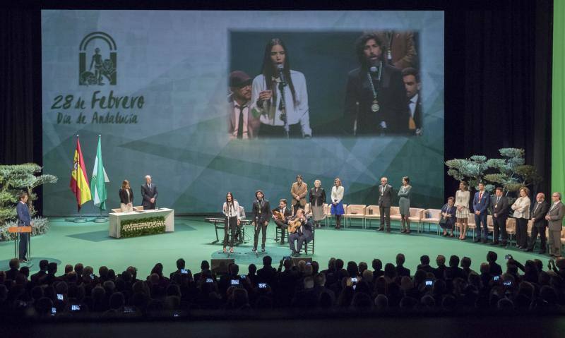 Fotos de la entrega de las Medallas de Andalucía 2017