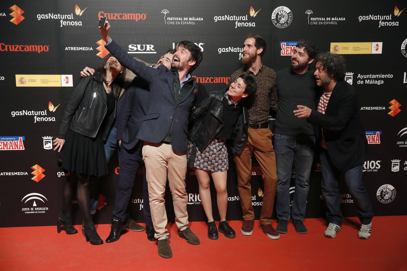 Alfombra roja del Festival de Málaga en Madrid