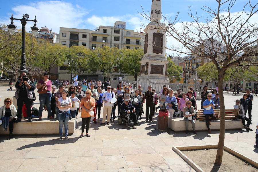 La tercera marcha por la sanidad en Málaga, en imágenes