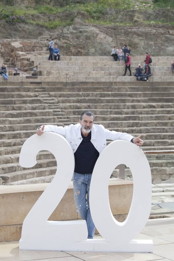 Las mejores fotos de Antonio Banderas en el Festival de Málaga