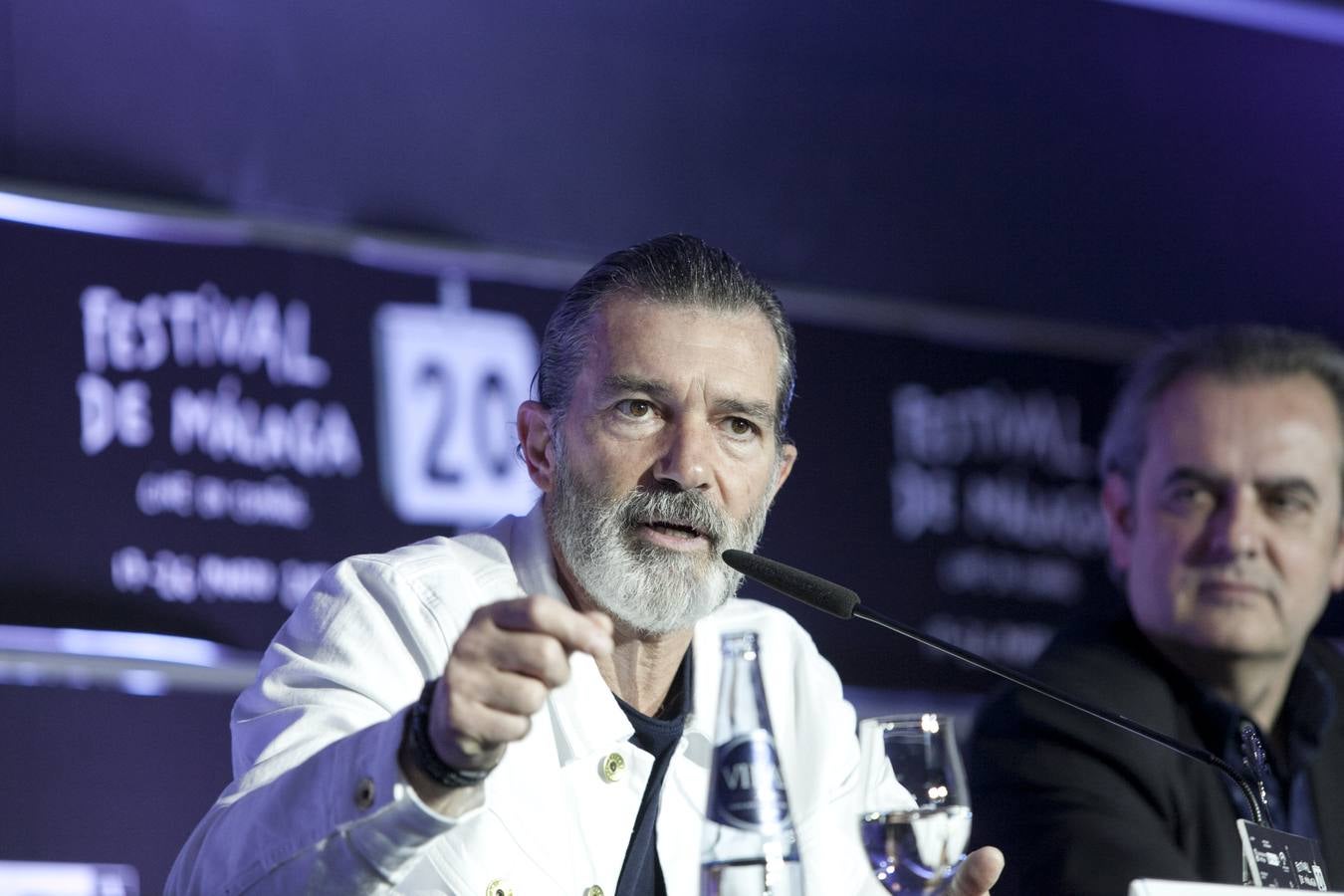 Las mejores fotos de Antonio Banderas en el Festival de Málaga