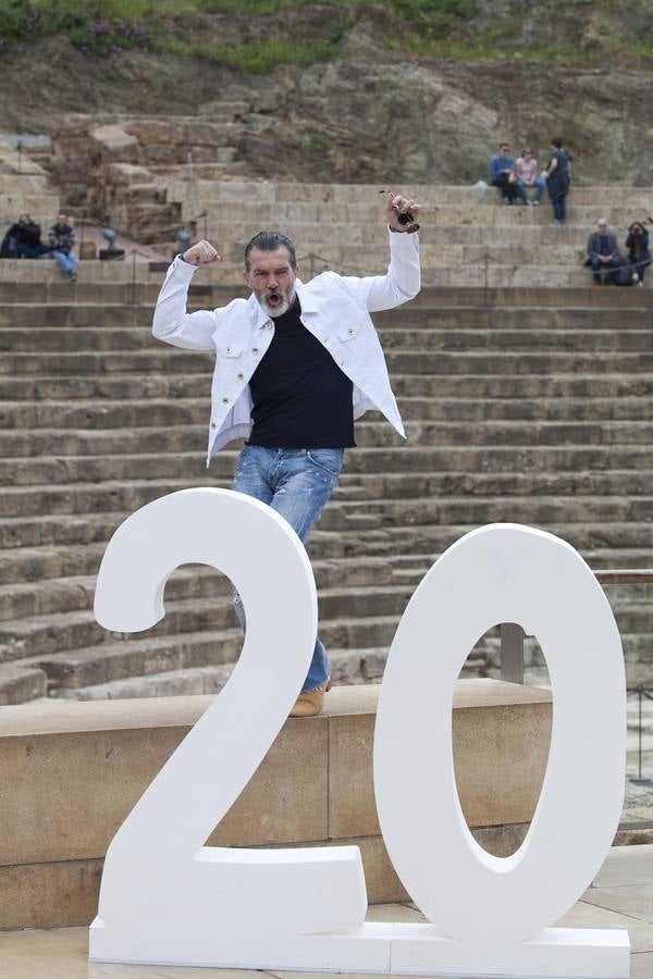 Las mejores fotos de Antonio Banderas en el Festival de Málaga