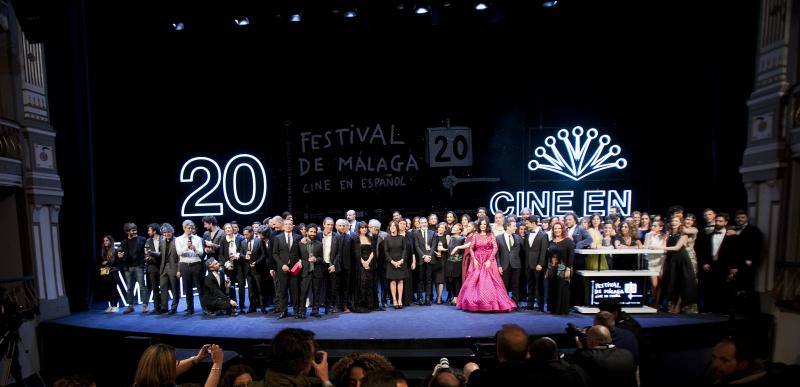 La gala de clausura del Festival de Cine de Málaga, en imágenes