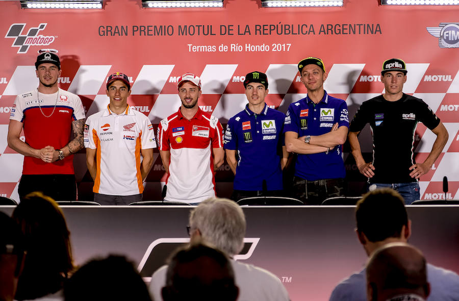 La presentación del GP de Argentina, en imágenes