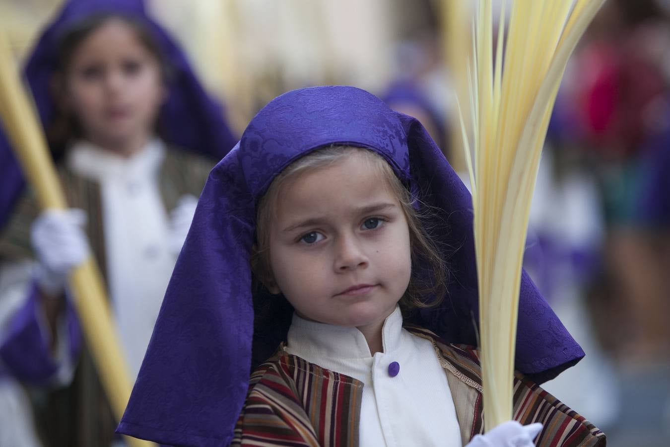 Pollinica sale en procesión por las calles de Málaga 2017