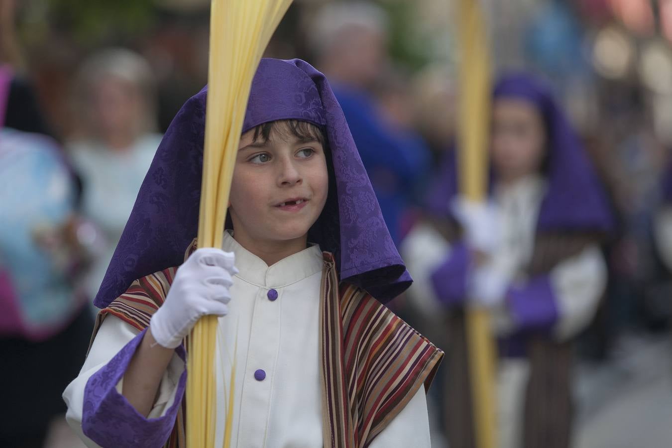 Pollinica sale en procesión por las calles de Málaga 2017