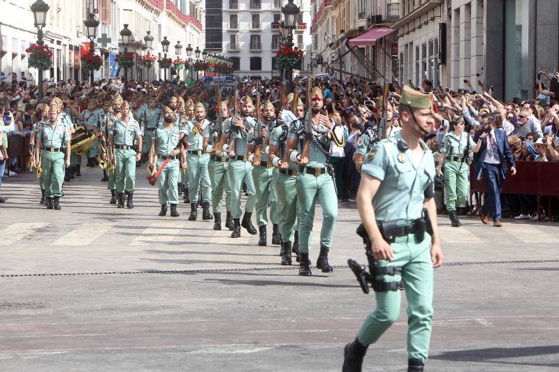 Fotos del desembarco de la Legión en Málaga el Jueves Santo