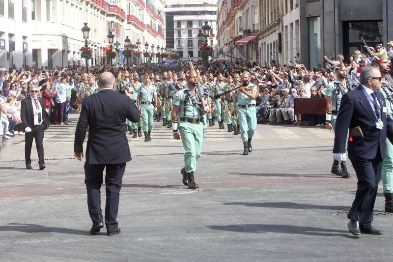 Fotos del desembarco de la Legión en Málaga el Jueves Santo