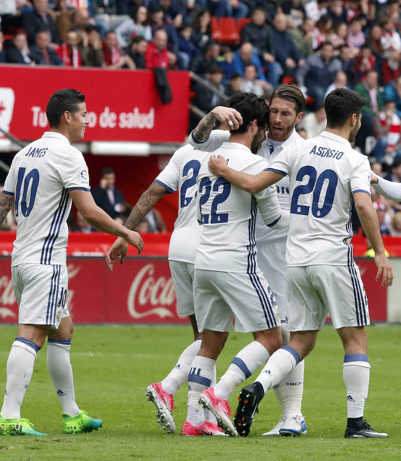 El Sporting-Real Madrid, en imágenes