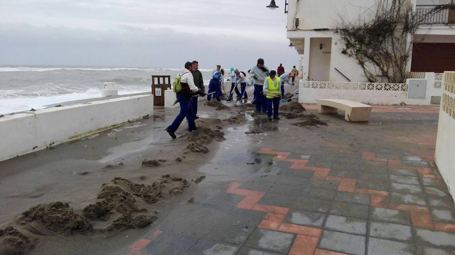 Estado de las playas de Mijas. / I. Gelibter. 