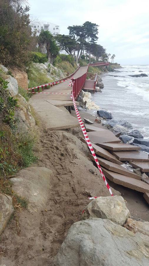 Estado de las playas de Mijas. / I. Gelibter. 