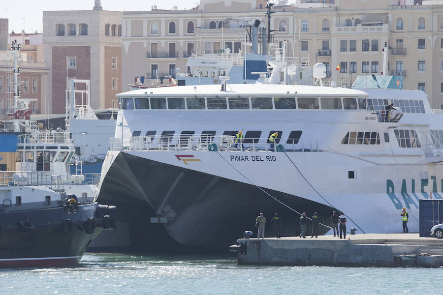 Así ha quedado el &#039;melillero&#039; de Balearia