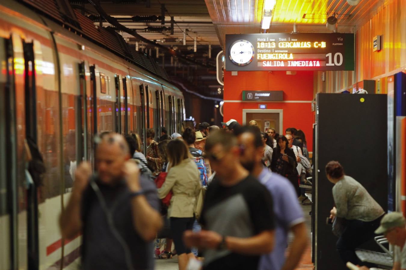 Retrasos en el Cercanías de Fuengirola