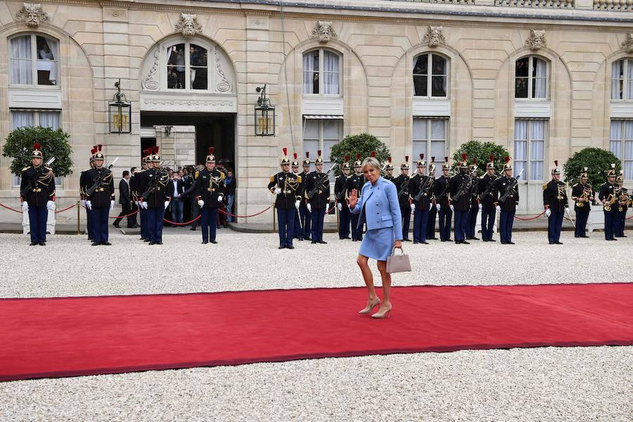 La ceremonia de proclamación del nuevo presidente de Francia, en imágenes