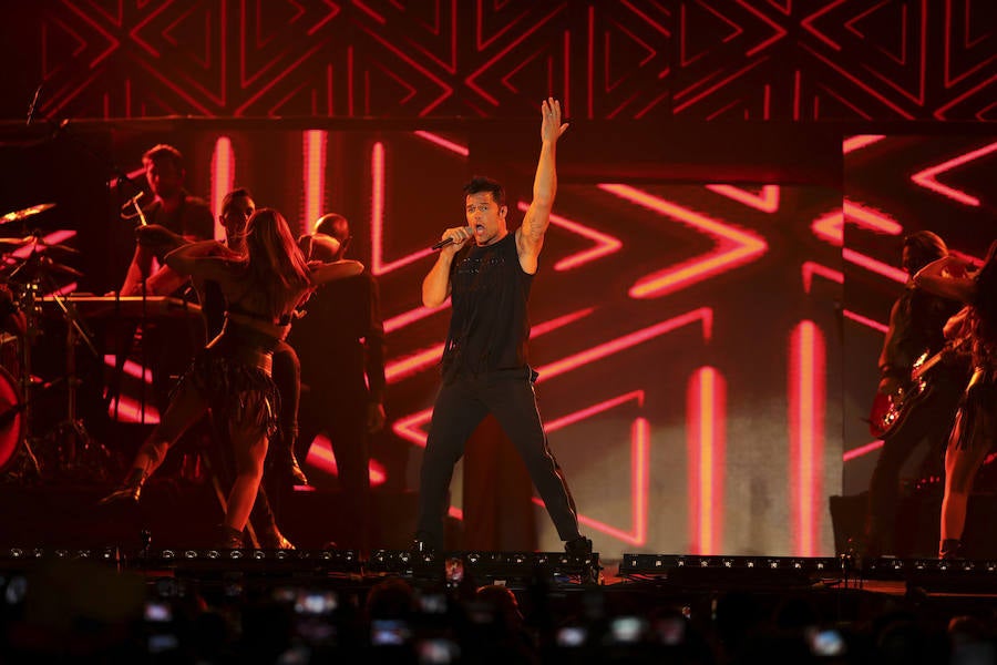 El concierto de Ricky Martin, en imágenes