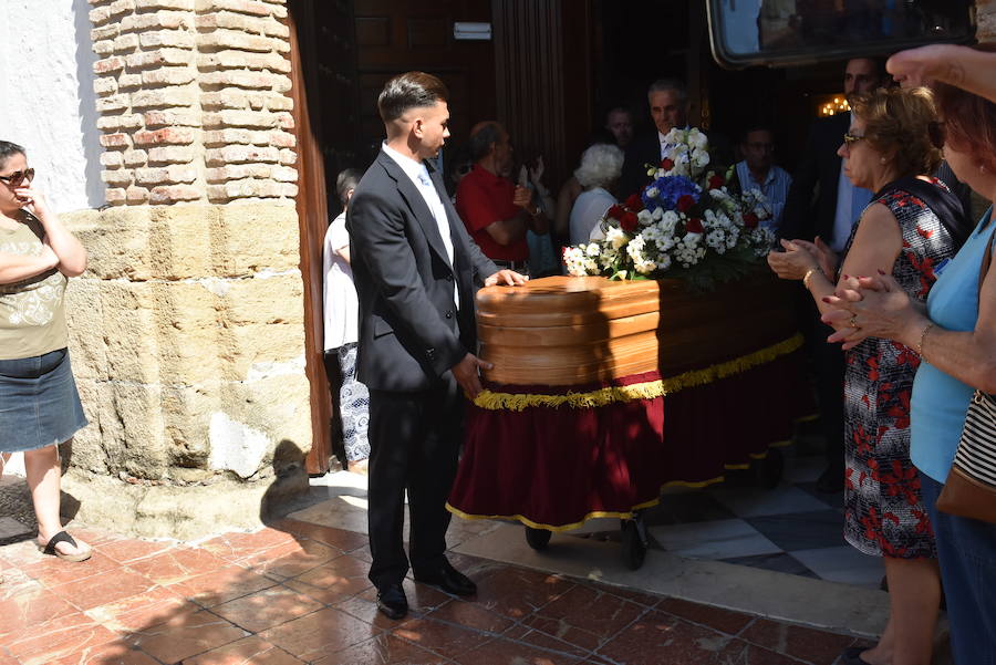 El funeral de David Delfín en Marbella, en imágenes