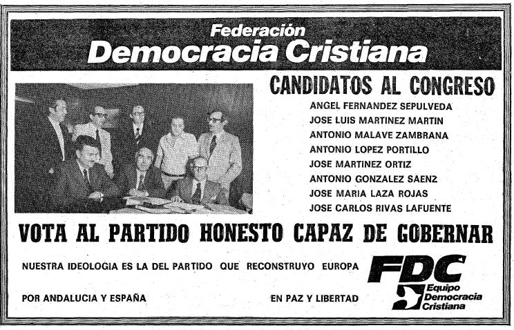 Anuncios electorales de la campaña del 15-J en Málaga