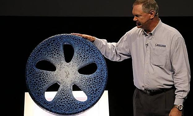 La rueda 3D presentada por Terry K. Gettys.