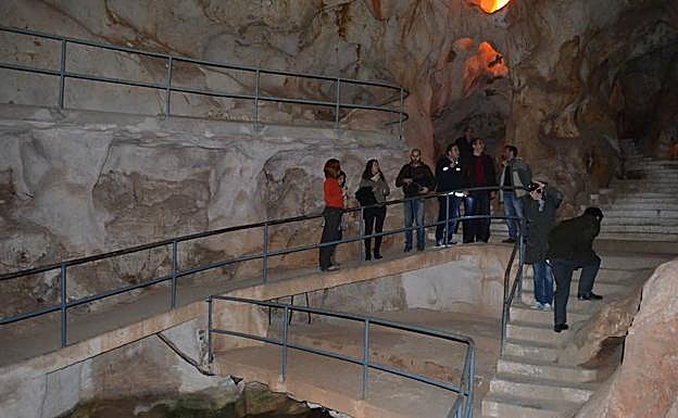 Una de las galerías de la Cueva del Tesoro