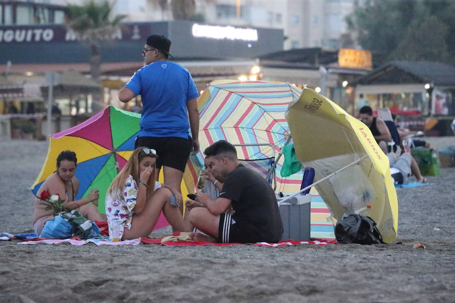 Playa de Huelin. FERNANDO GONZÁLEZ