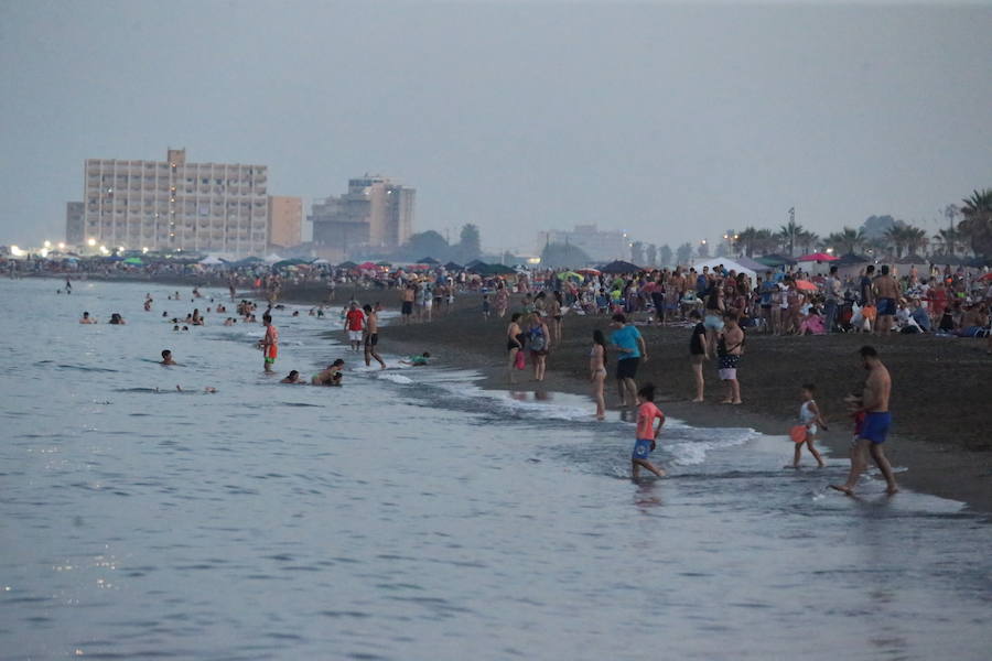 Playa de Huelin. FERNANDO GONZÁLEZ
