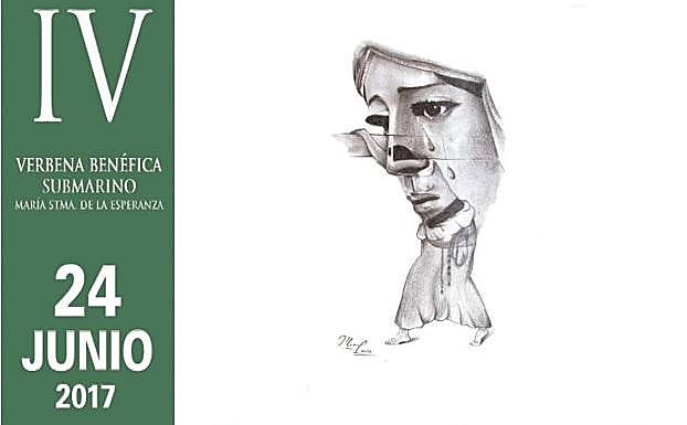 Cartel realizado por la organización para dar las gracias a los malagueños por su apoyo a la verbena benéfica