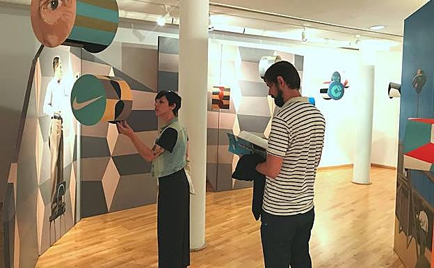 Algunas de las obras que forman parte de la exposición.