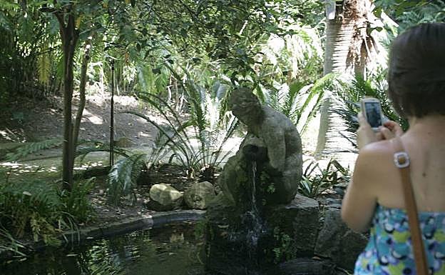 Imagen de archivo del jardín de La Concepción.