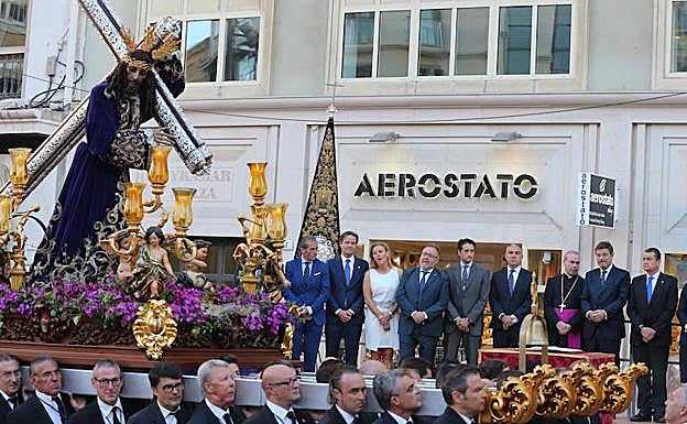 El Rico, en la plaza de la Constitución. 