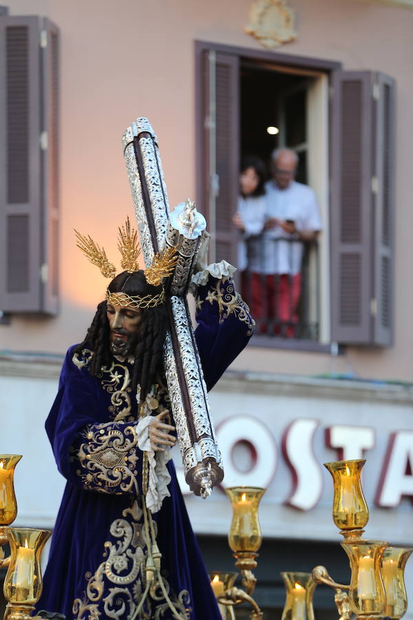 El acto se ha celebrado en la plaza de la Constitución al no poder hacerlo el Miércoles Santo