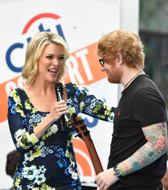 El cantante y compositor británico realiza un concierto para el programa Today de la cadena NBC en la plaza Rockefeller