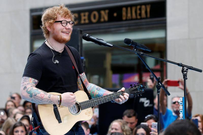 El cantante y compositor británico realiza un concierto para el programa Today de la cadena NBC en la plaza Rockefeller