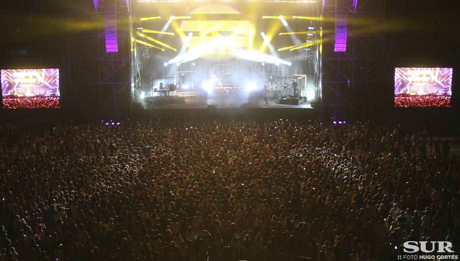 David Bisbal desgranó las canciones de su último disco, ‘Hijos del mar’, en un concierto que padeció graves problemas de sonido