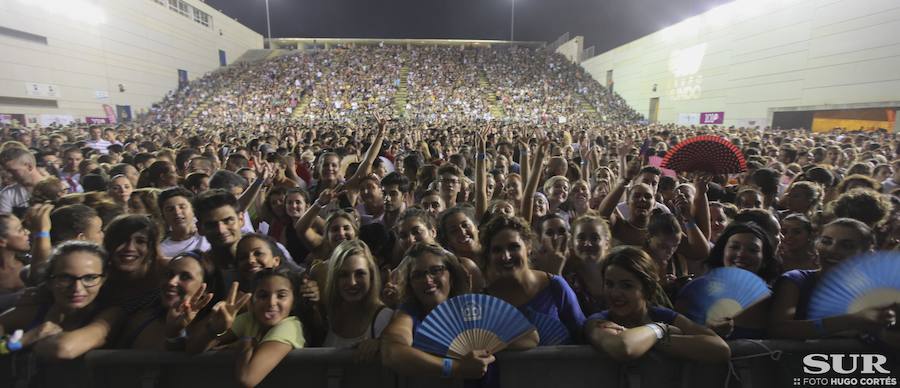David Bisbal desgranó las canciones de su último disco, ‘Hijos del mar’, en un concierto que padeció graves problemas de sonido