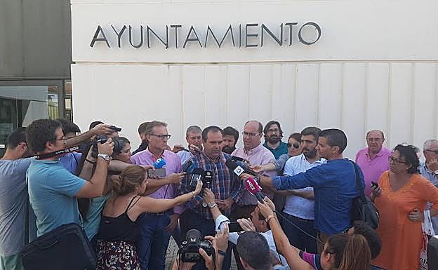 Momento de la rueda de prensa. 