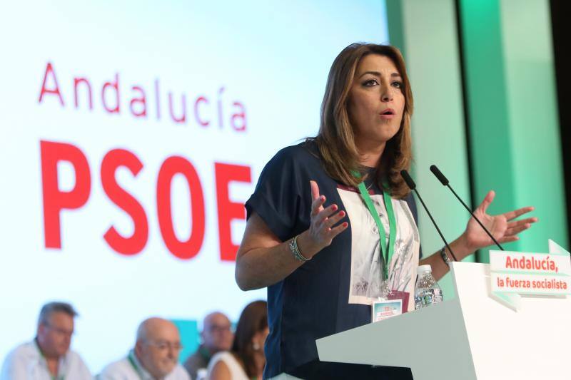 Imágenes de la primera jornada del cónclave de los socialistas andaluces