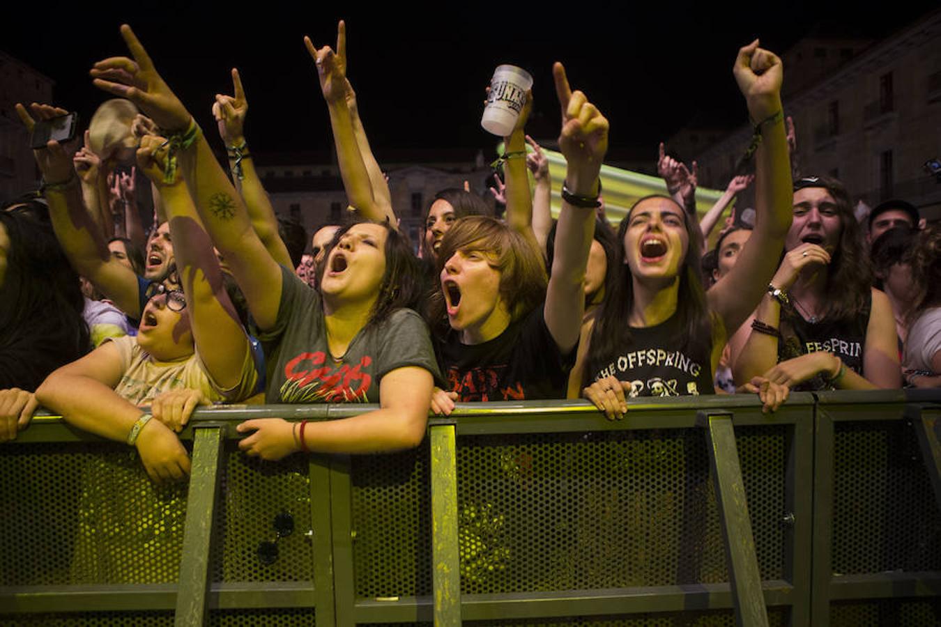 El grupo estadounidense de punk rock, en la última jornada del Tsunami Xixón